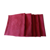 Lot of 5 DC monogrammed napkins