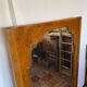 Large antique mirror in wood burl and mother-of-pearl – Art Deco style