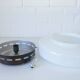 Extra large vintage sconce mid century modern ceiling light 1980's