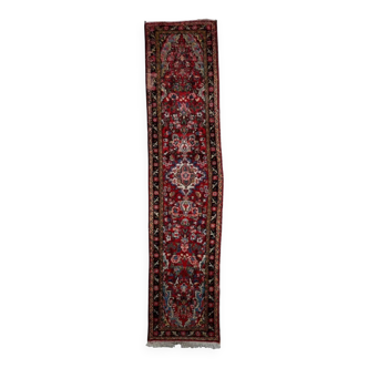 Antique Persian Hamadan runner 75 cm x 315 cm 1920s - 1C1233
