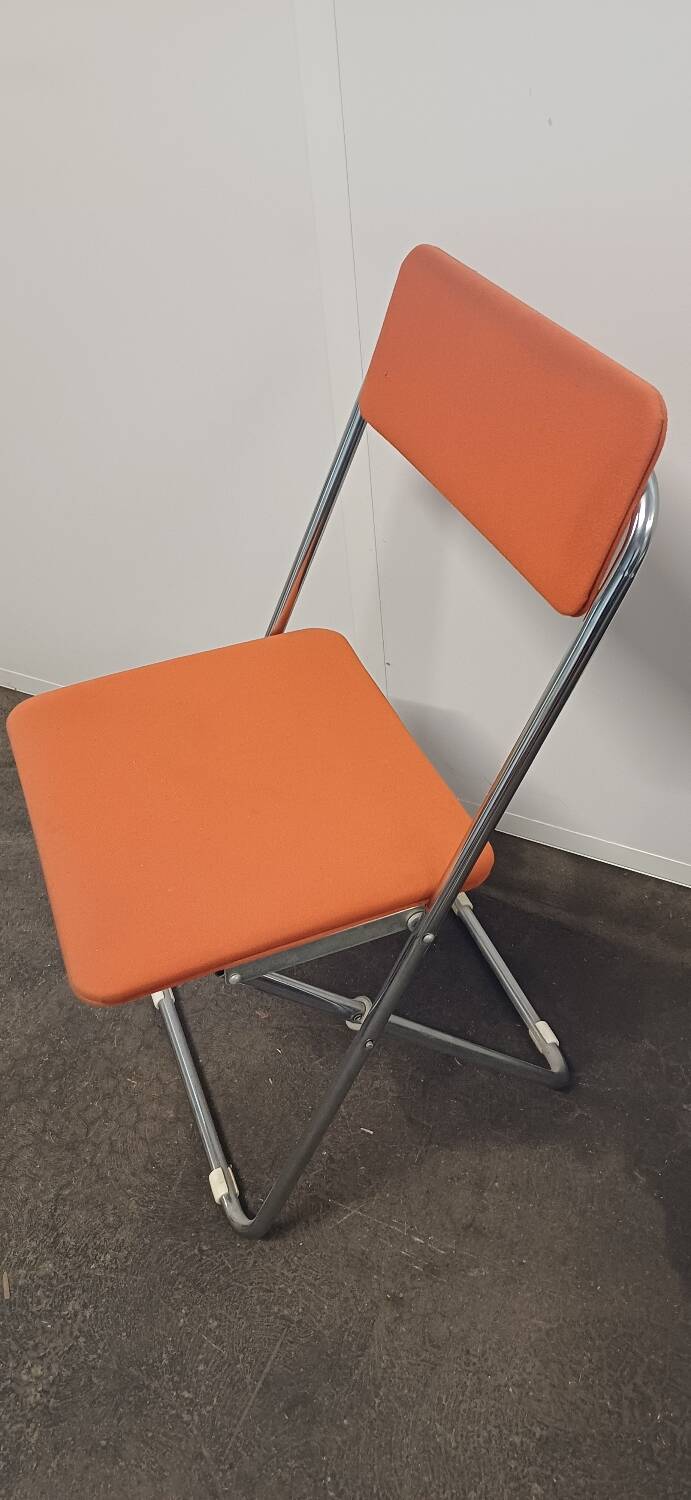 FRAMAR orange folding chair
