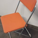 FRAMAR orange folding chair