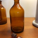 Set of 7 old bottles