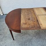 Louis XVl style mahogany table with 2 extensions n30