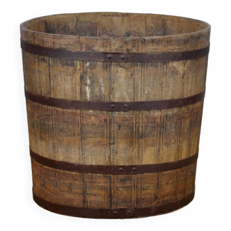 Big Oak Barrelled Planter Circa 1900