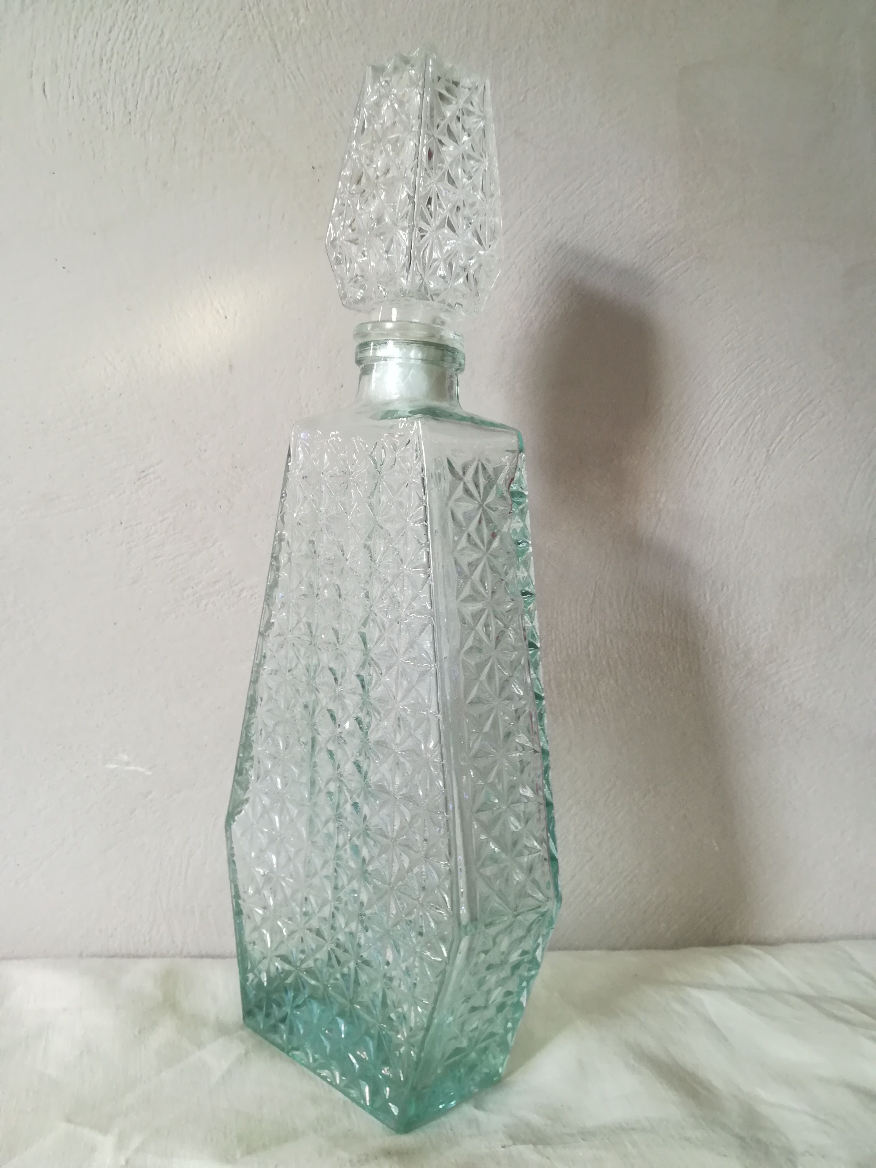 Vintage glass carafe