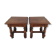 Ensemble de 2 tabourets