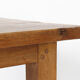 Vintage Mid-Century Brutalist Rustic Oak Dining Table