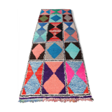 Boucherouite "taddert" rug 100x285cm