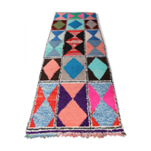 Boucherouite "taddert" rug 100x285cm