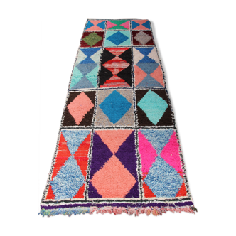 Tapis berbere boucherouite "taddert" 100x285cm