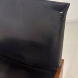 Mid-Century Modern Set of 4 Chairs in the Style of Scarpa, 1970s