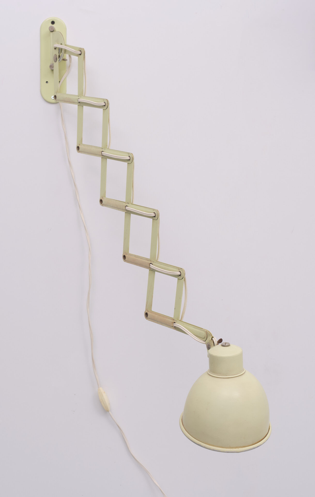 Metal Scissor Wall Lamp 1950s, Dutch