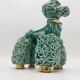Lot of 2 royal poodles in 1960s spaghetti ceramic