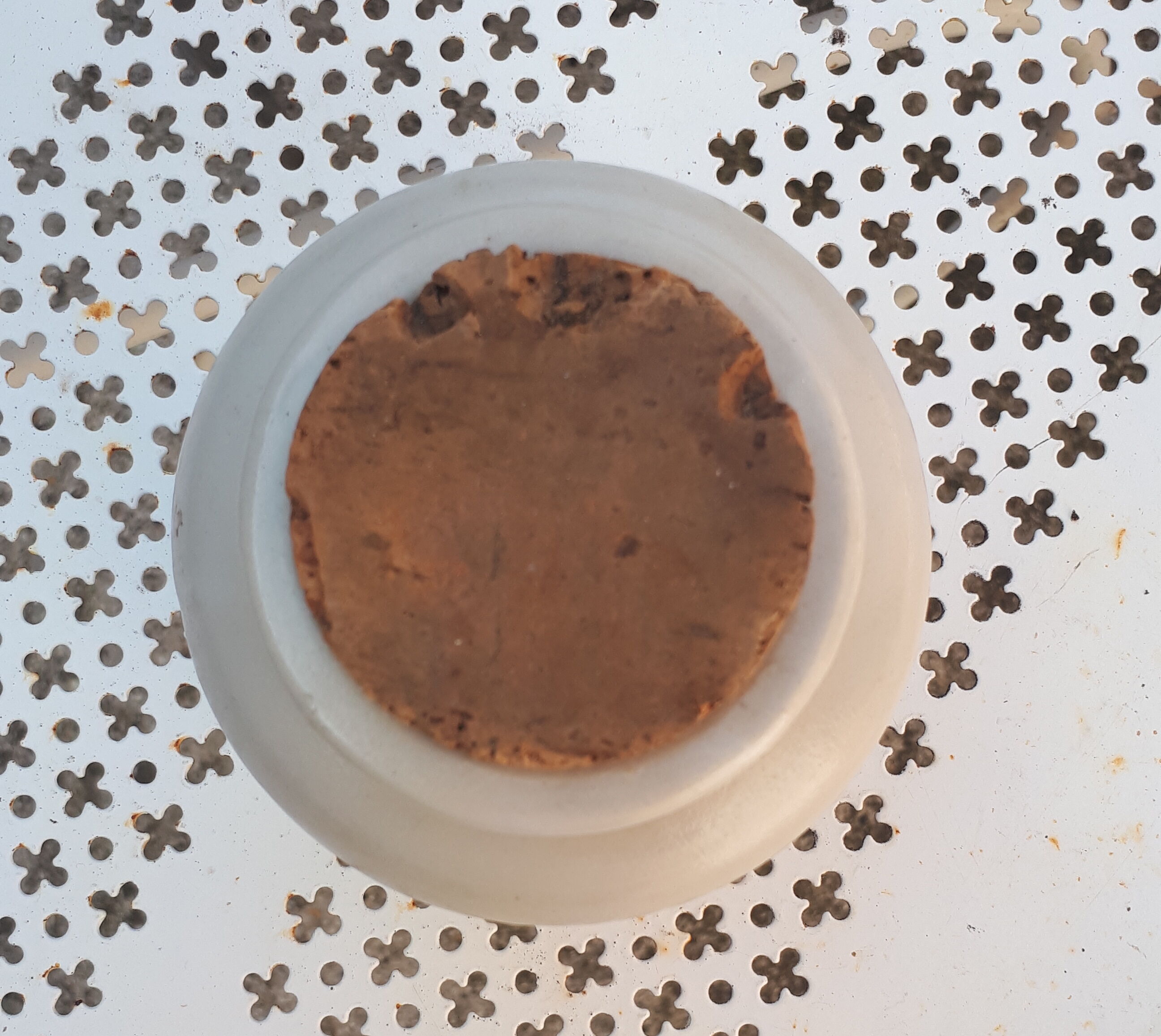 Set of 3 old sandstone pots