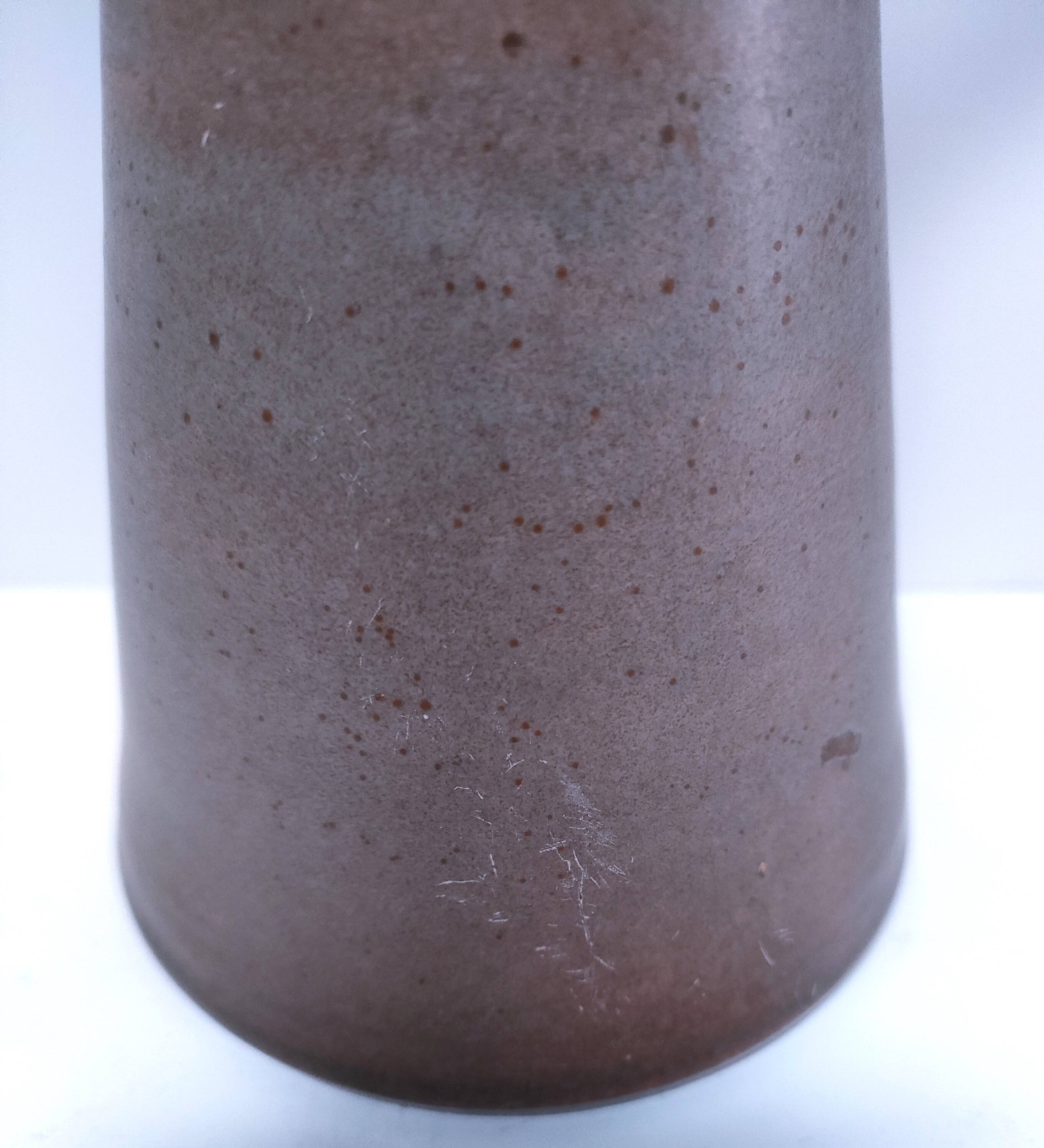 Vintage signed ceramic soliflore vase