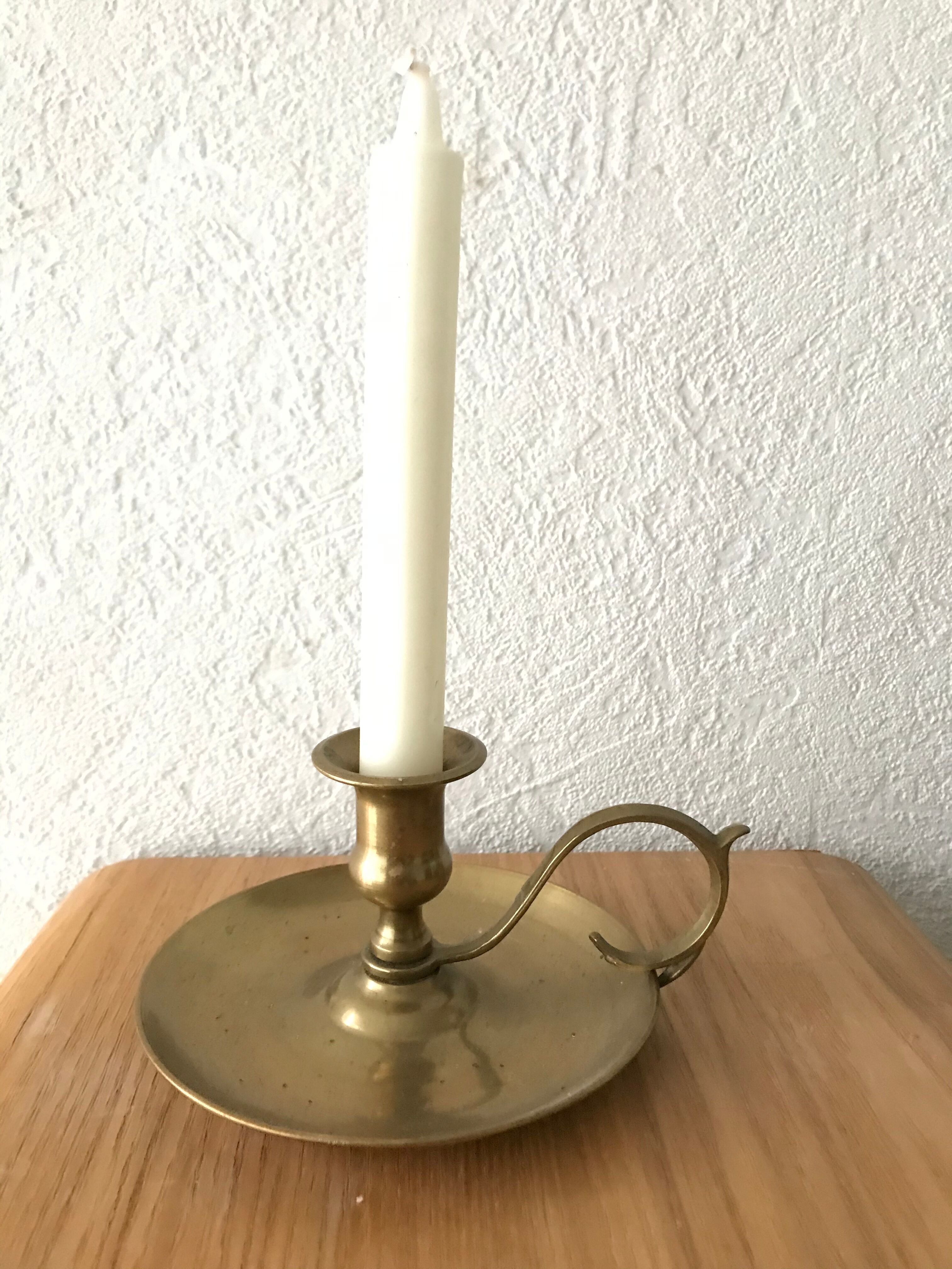 Brass candlestick