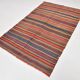 Burgundy & Brown Vintage Kilim Rug, 140x214Cm