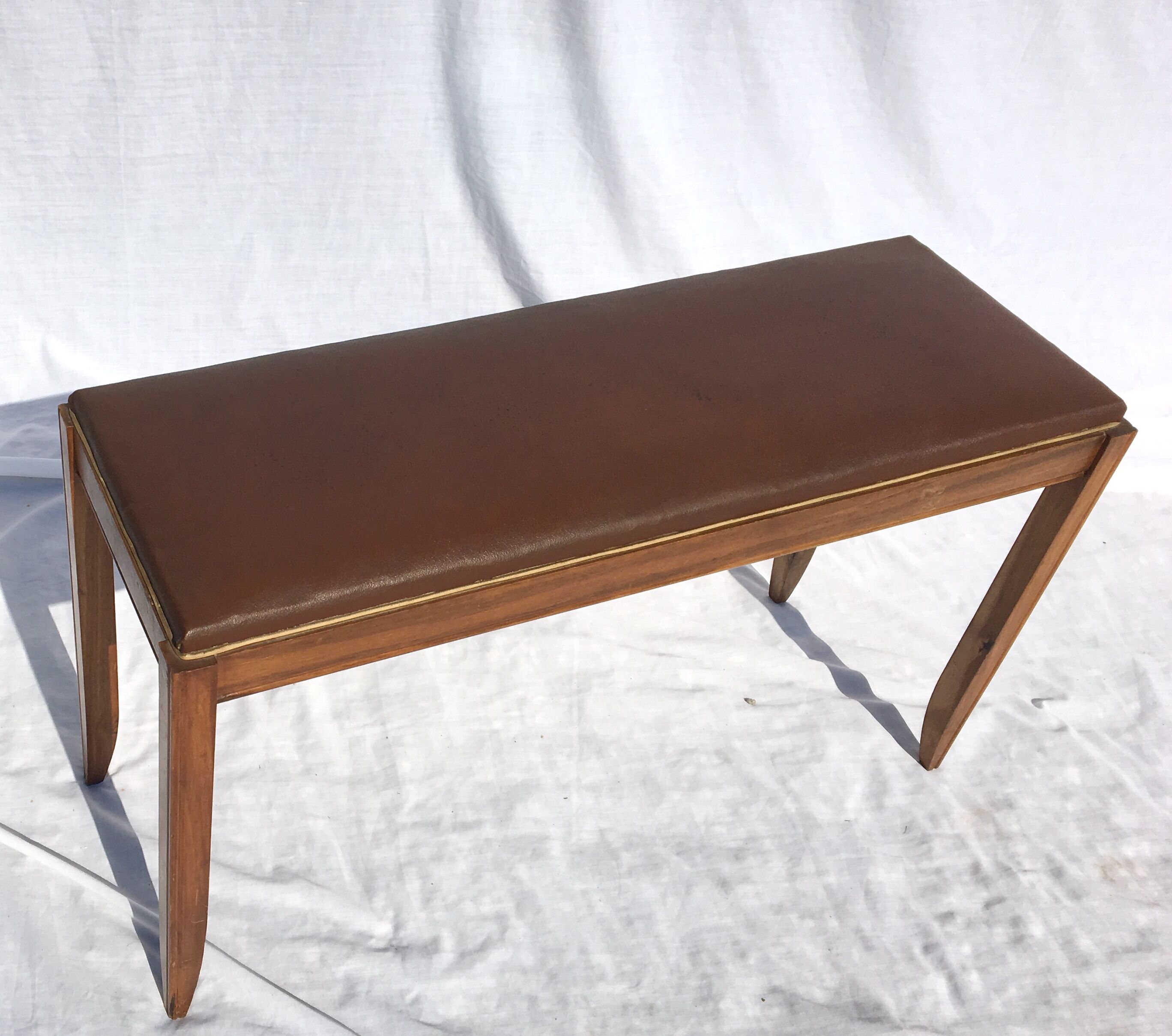Art deco piano bench