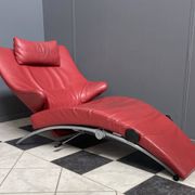 Foldable red relax chair by Stefan Heiliger model Solo 699 for WK Wohnen
