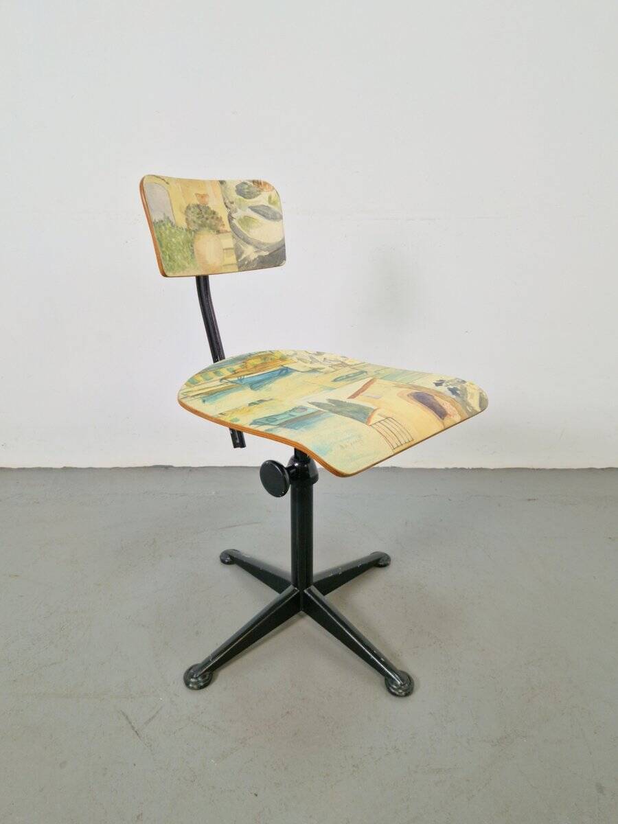 Vintage Desk Chair by Friso Kramer for De Cirkel Ahrend, 1960