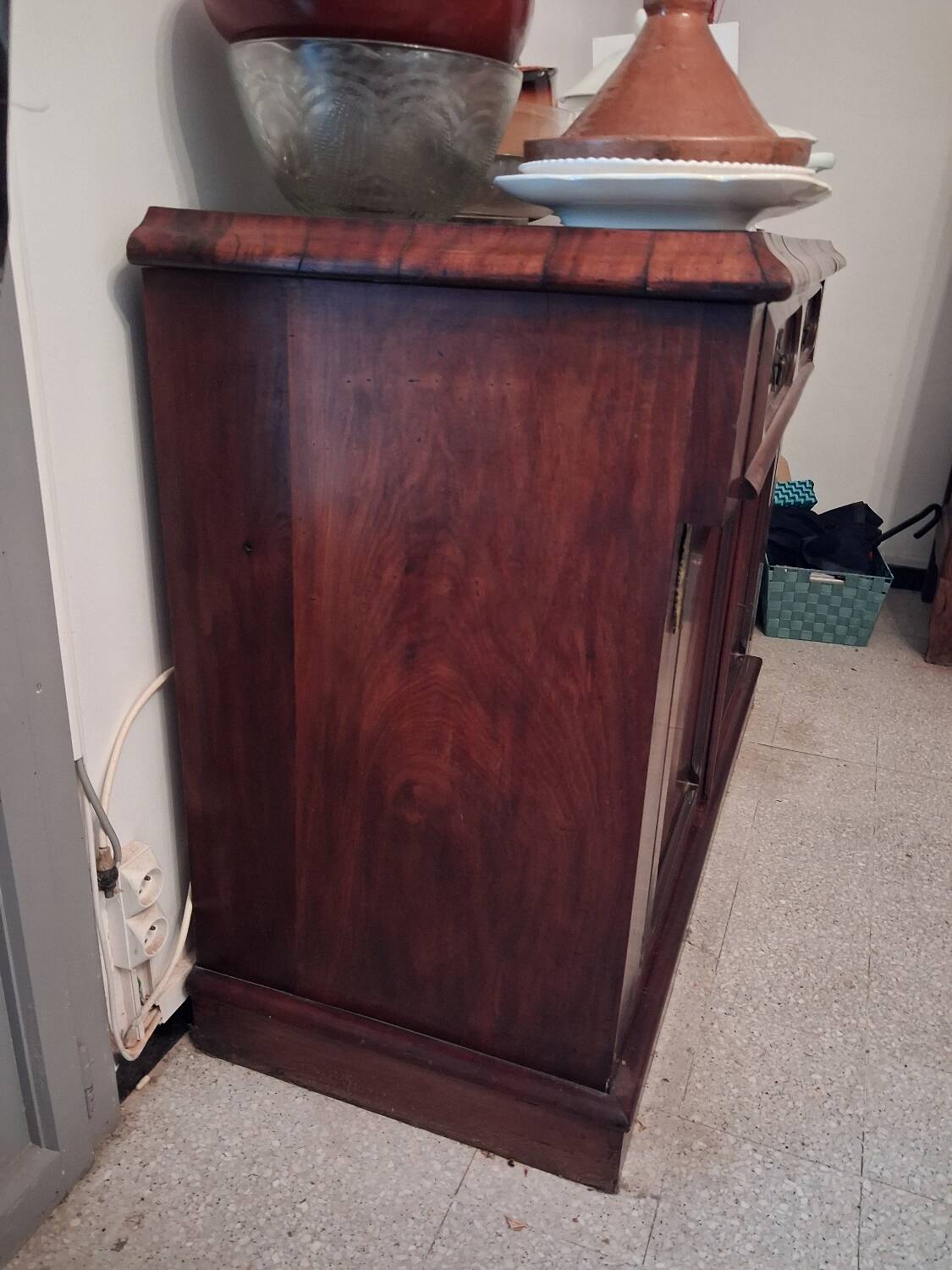 English buffet in mahogany