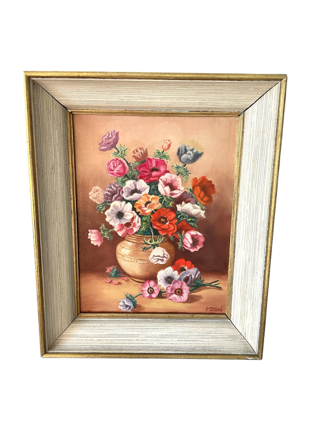 Oil on canvas, framed