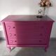 Commode baroque berry et bronze