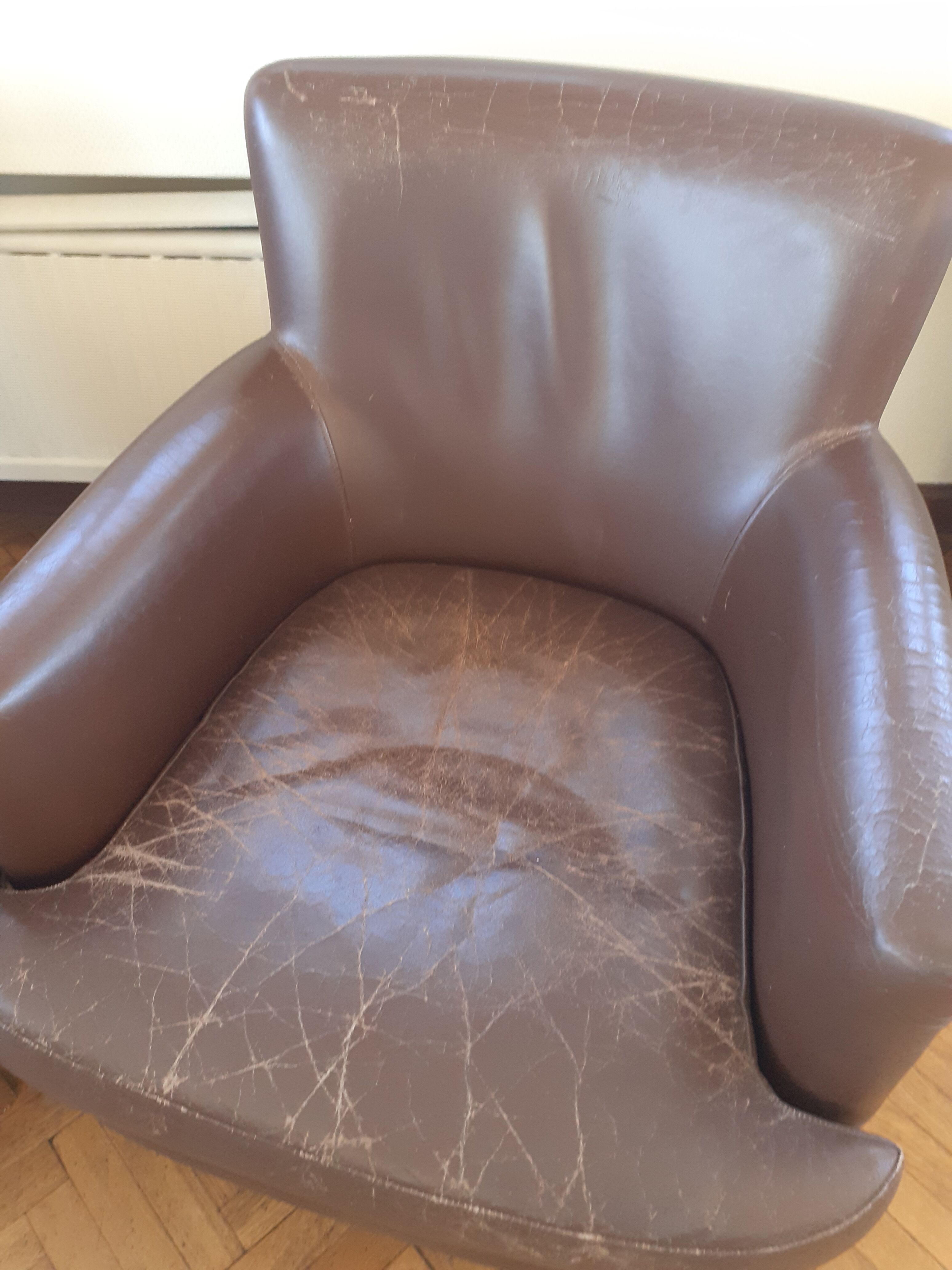 Pair of sky armchairs