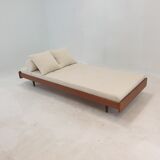 Teak Daybed with Cushions and Bolster, 1960s