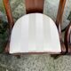 Suite de 4 chaises gondole style Empire