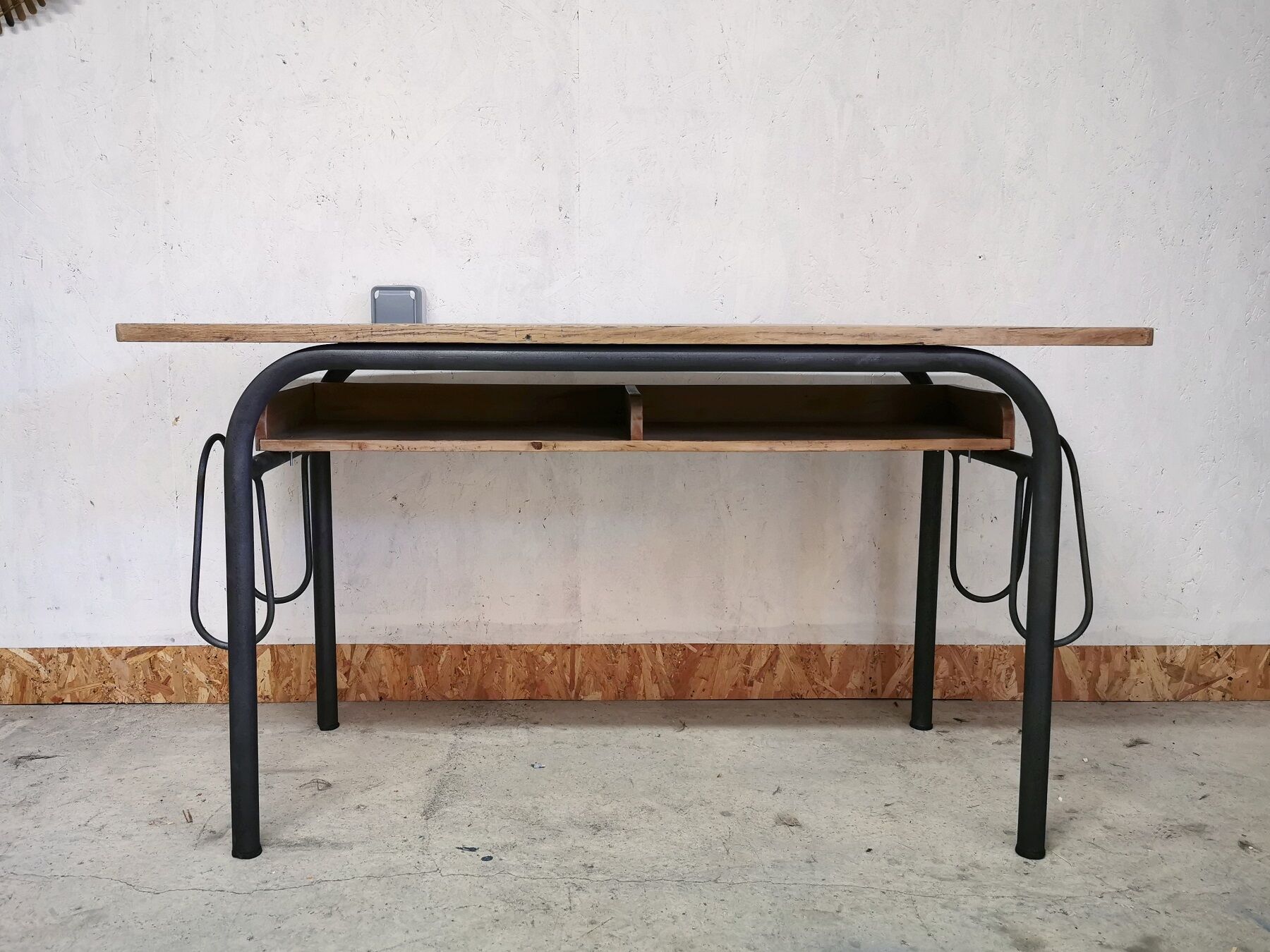 Double school table