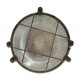 Cast iron porthole wall lamp by TH