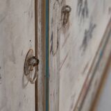 Antique white solid wood sideboard (circa 1920)