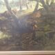 Huile sur toile de Thomas Gainsbourough, "vue près de king’s bromley ” (reproduction)