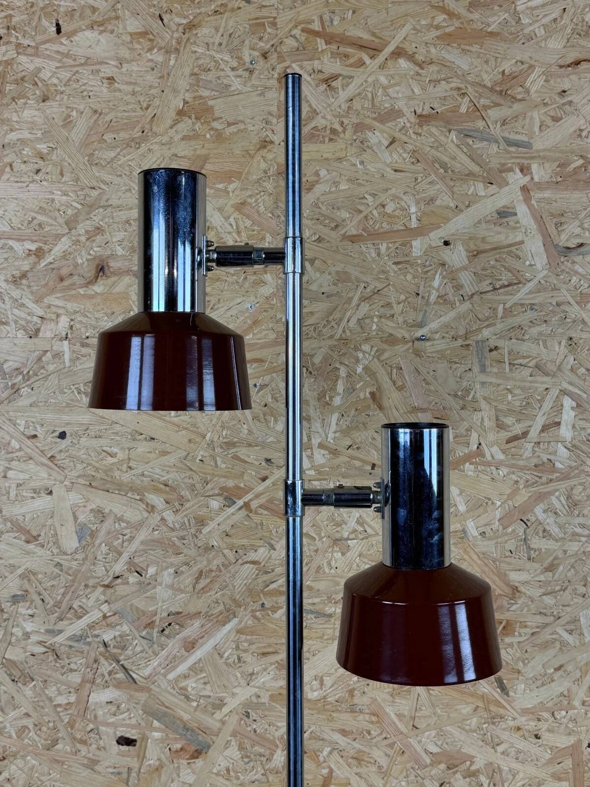 1960s 1970s Floor Lamp in Metal Space Age Design Mid Century