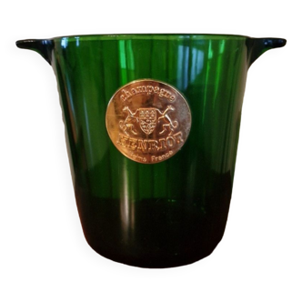 Vintage henriot glass champagne bucket