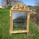 Antique mercury mirror, Louis XVI style gilded frame, 84x50cm