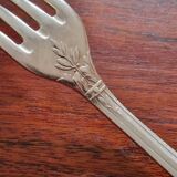 Christofle - Set of 3 Marie Antoinette model table forks in silver-plated metal