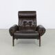 Fauteuil lounge en cuir par Coja, 1970s