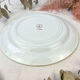 Round golden yellow dish l'amandinoise 7894