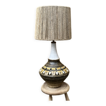 G Pelletier ceramic lamp