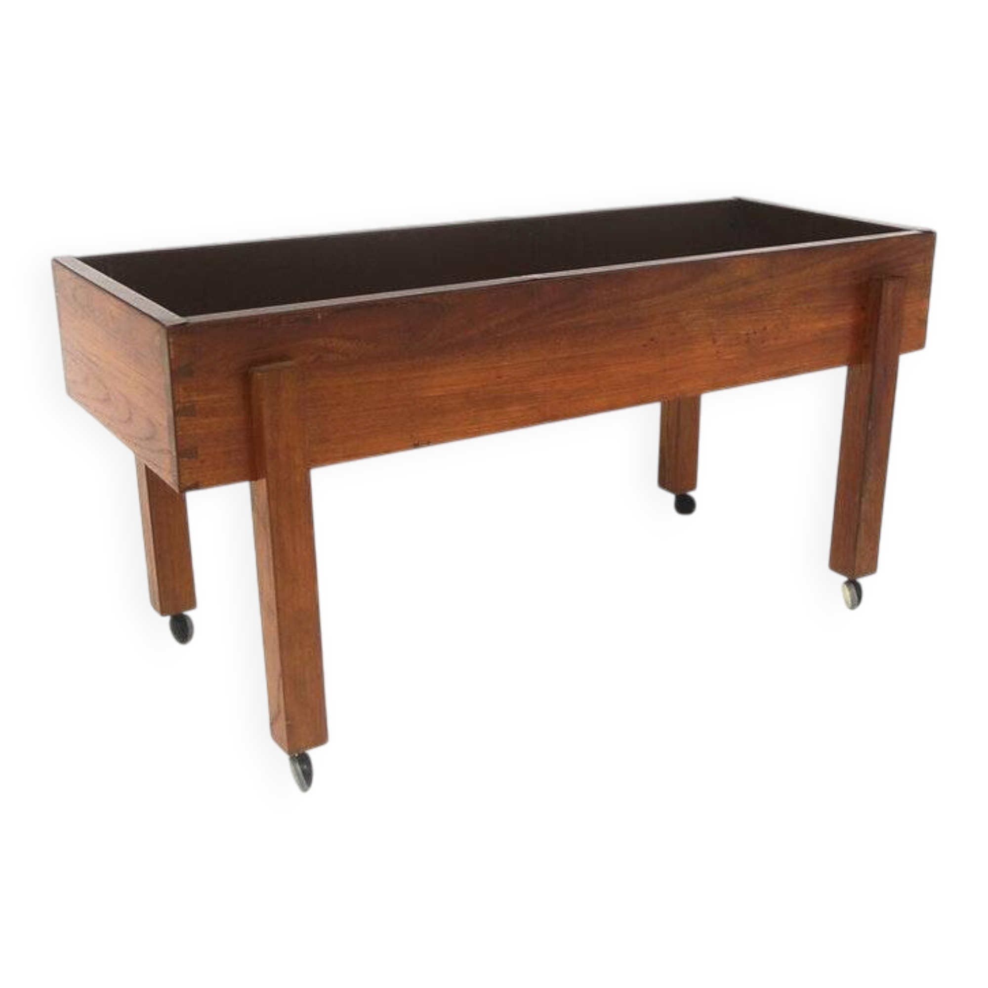 Scandinavian indoor planter in teak, Sweden, 1960