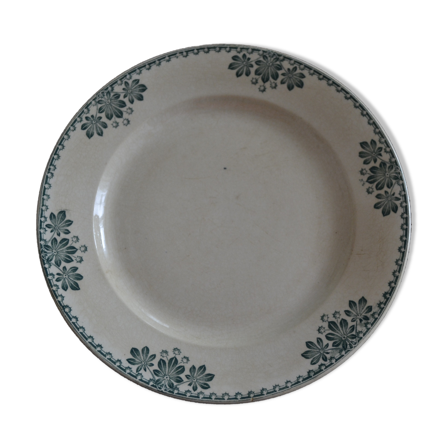Plat rond Terre de fer