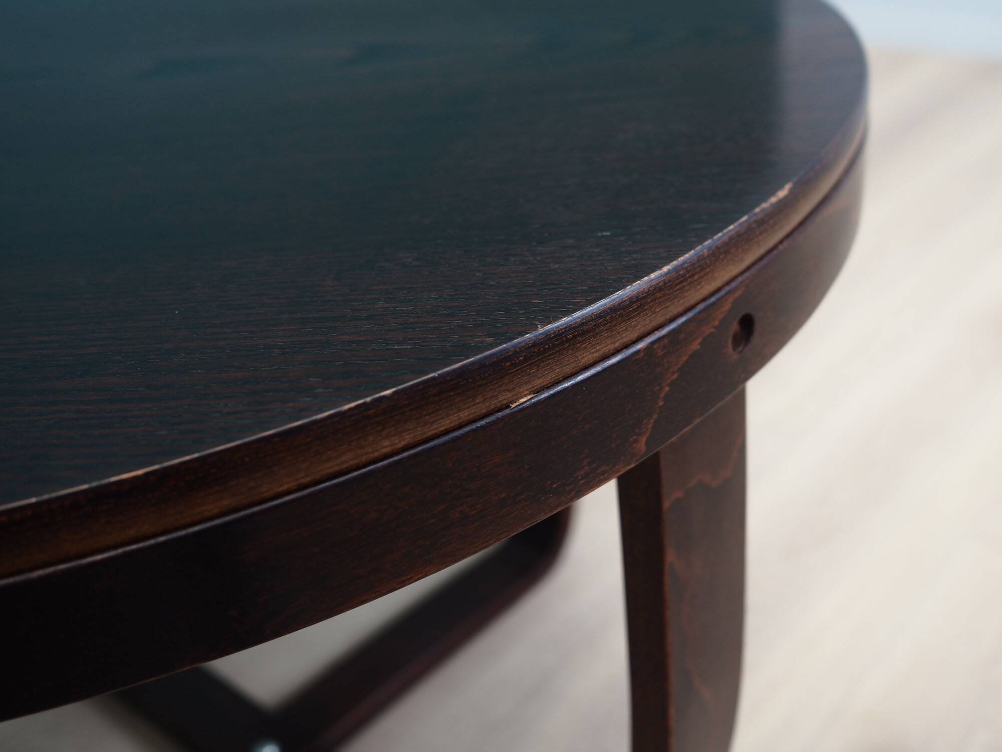 Round coffee table, Danish design, 1960s, production: Denmark