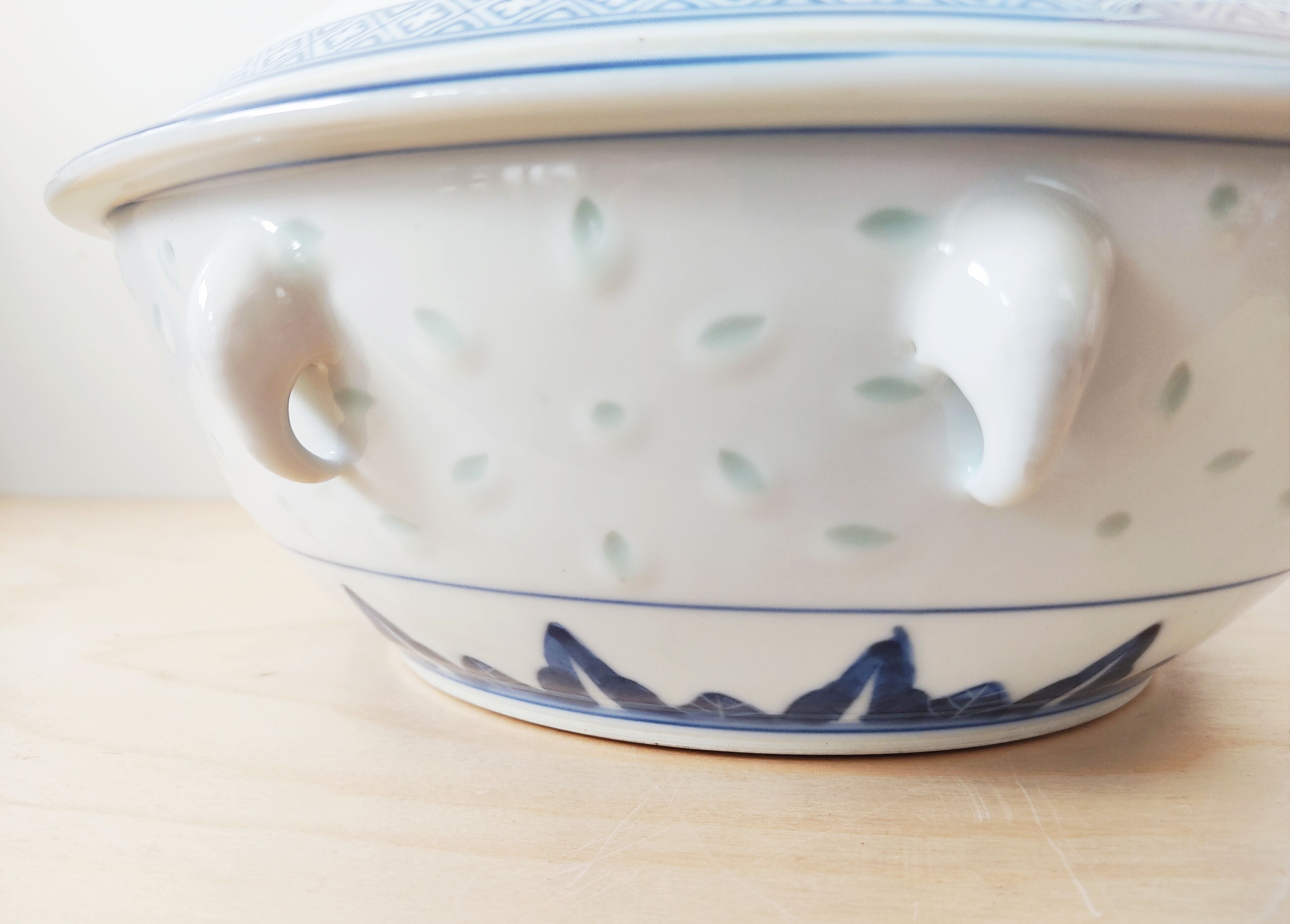 Soupière décor grains de riz Chine