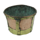 Old copper and brass pot cover 20th century