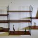 Modular teak storage unit in mid-century style, set of 12, 1960s.