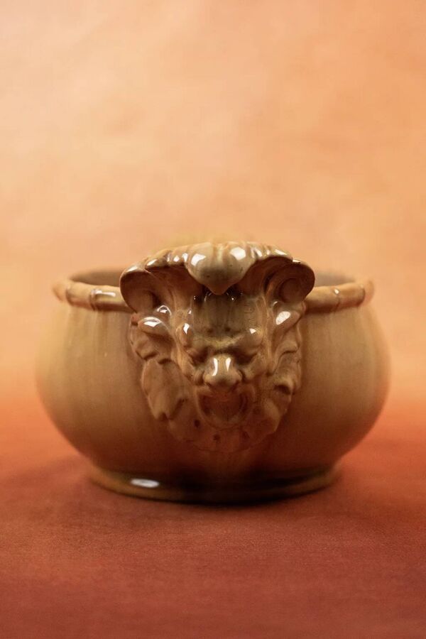 Jardinière en faïence émaillée fin XIX - début XX - Clément Massier