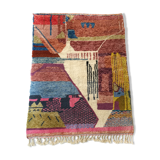 Moroccan Berber carpet Beni Ouarain multicolored 289x204cm